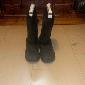 Black tall UGGs